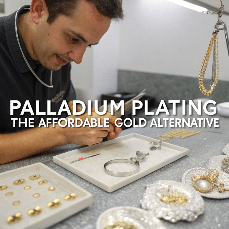 why palladium plating is the affordable gold alternative for jewelry