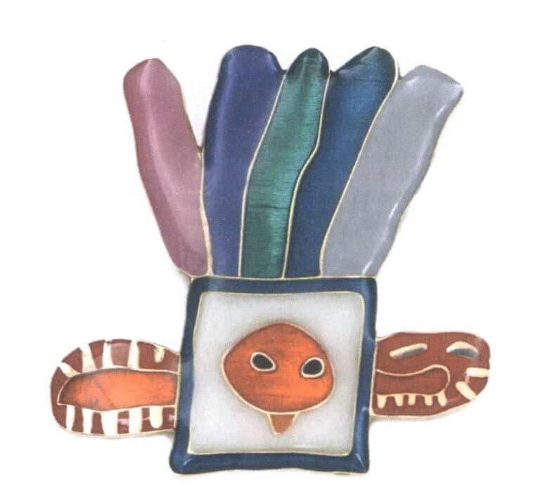 Figure 1-2 Cold Enamel Piece "Thanksgiving Turkey"