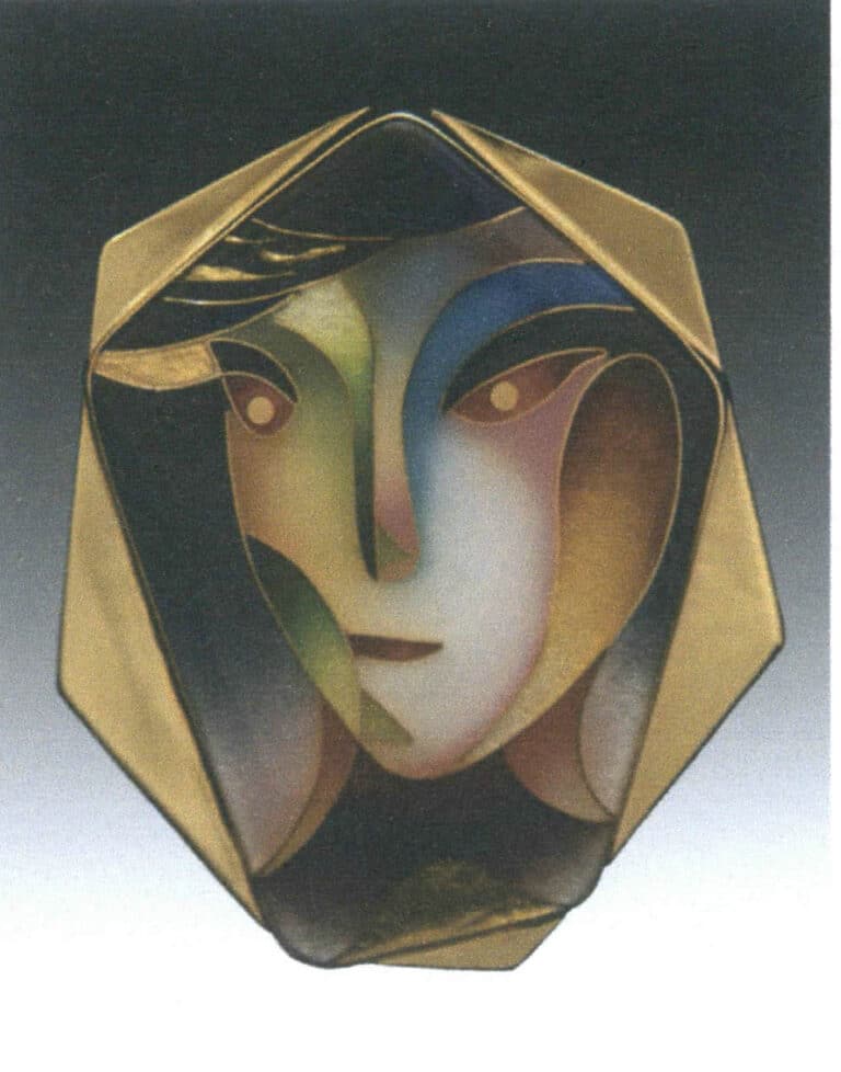 Figure 10-12 Cloisonné Enamel Brooch