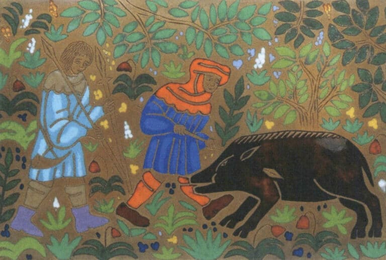 Figure 10–18 Champlevé Enamel Decorative Painting