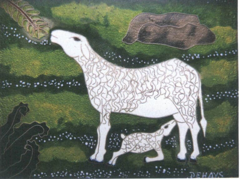 Figure 10–19 Cloisonné Enamel Decorative Painting