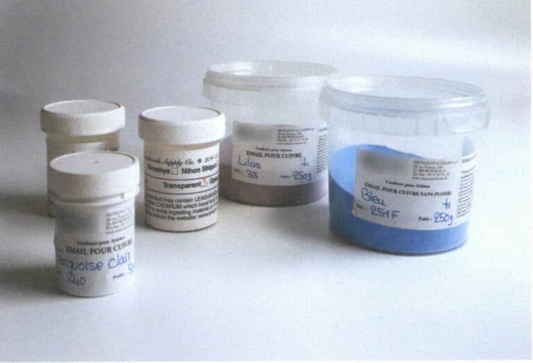 Figure 1–8 Enamel glazes produced in France