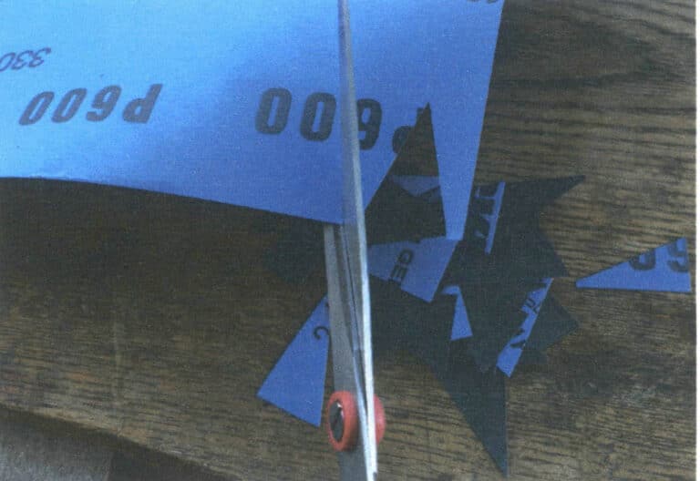 Figure 2-48 600-grit sandpaper