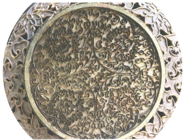 Figure 3–9 Jingtai blue copper body with welded copper-wire pattern