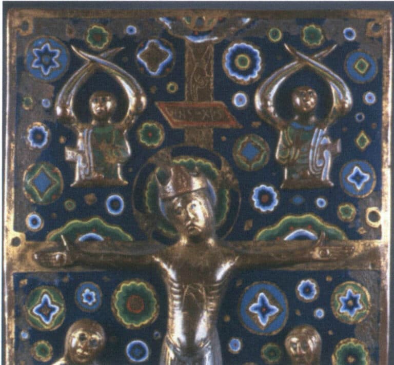 Figure 3-23 Decorative panel made with champlevé enamel technique