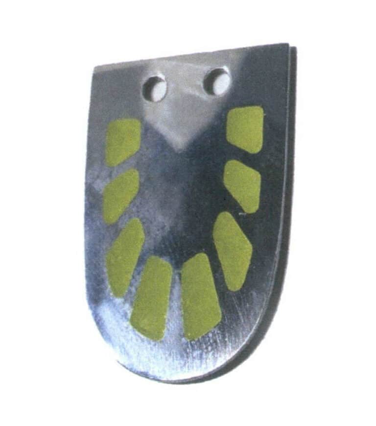 Figure 3-32 Plique-à-jour enamel test piece with an excessively thick enamel layer