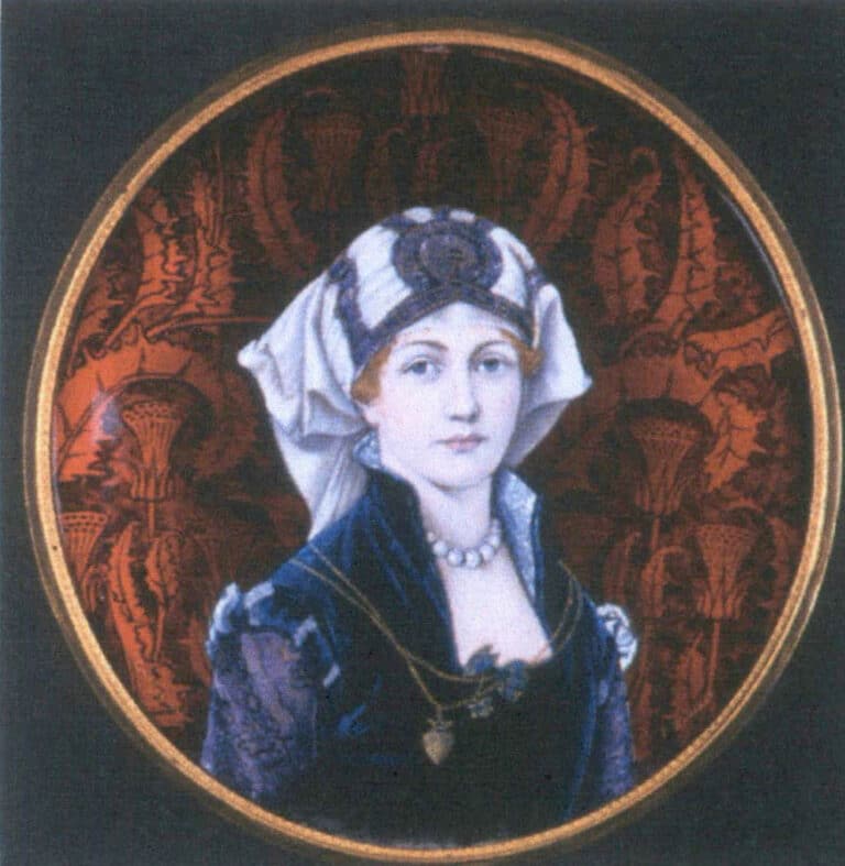 Figure 3-35 18th-century French painted enamel portrait