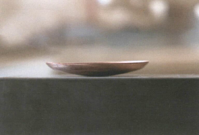 Figure 4-4 Red copper plate formed into a slight dome