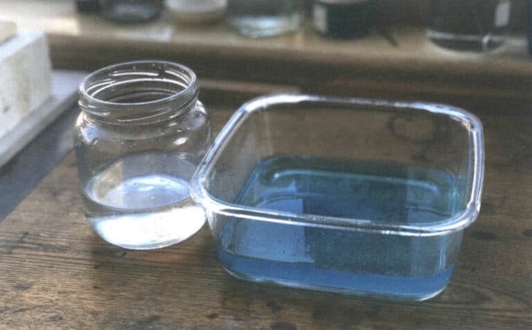 Figure 4-13 Acid baths for soaking copper and for soaking silver
