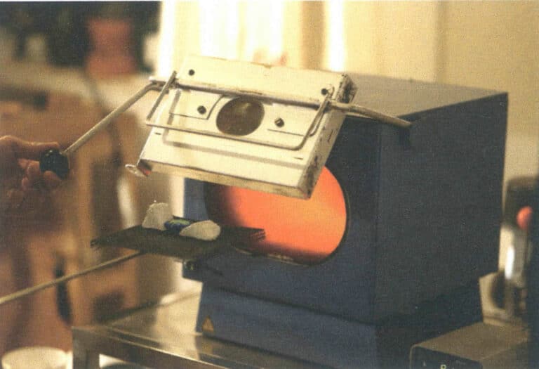Figure 4-44 Firing at a kiln temperature set to 810°C