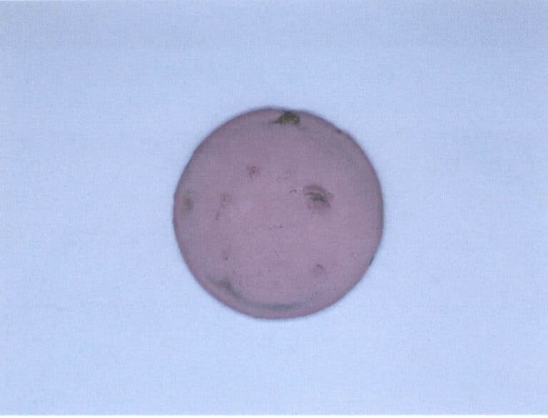 Figure 4–46 Glaze exploded in the kiln because it had not dried