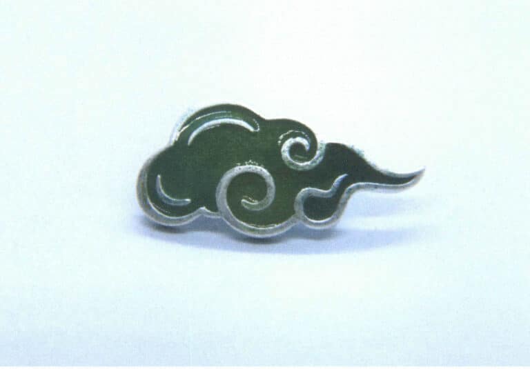 Figure 5-36 Test piece with enamel glaze filled by firing only twice