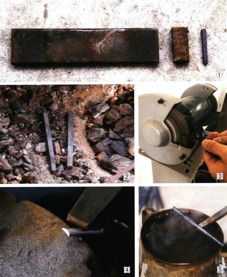 Figure 3–37 Chisel-making process