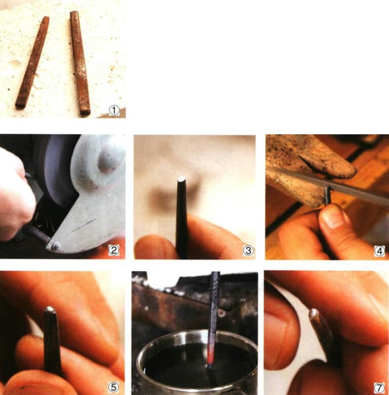 Figure 3–38 Teardrop chisel production process