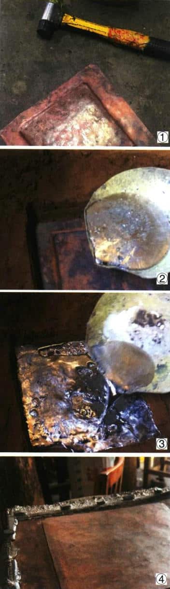 Figure 3-42 Pouring lead