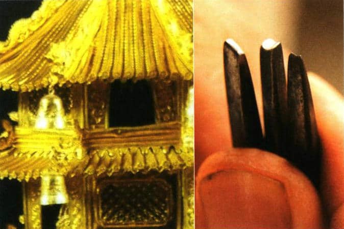 Figures 4-8 Roof tile embossing and chisels used