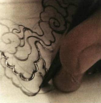 Figure 5-2 Chasing the outer contour of the cloud pattern