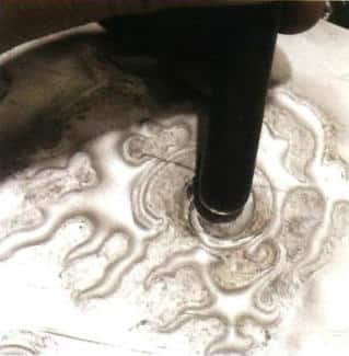 Figure 5-25 Large embossing chisel back punching