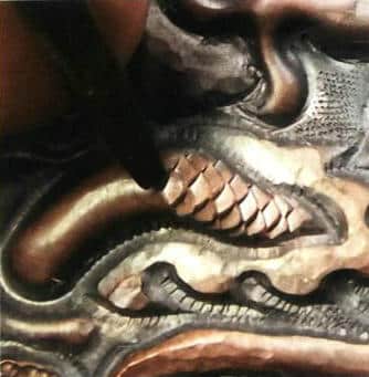 Figure 5-80 Chasing dragon scales with scale-pattern chisel