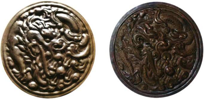 Figure 5-83 Effect illustrations of the stamp plate before and after chasing